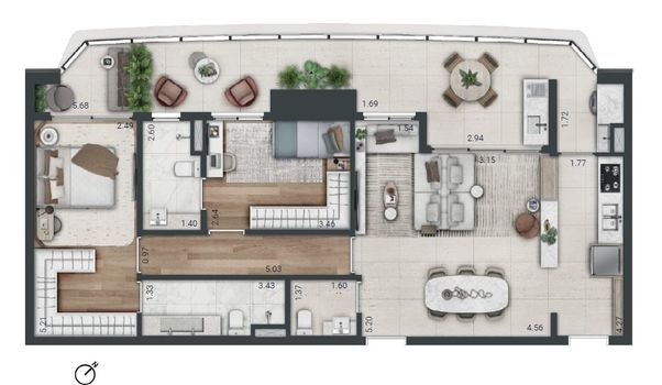 Foto 35 do(a) Apartamento de 3 quartos à venda em Cidade Jardim, São Paulo