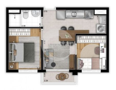 Foto 34 do(a) Apartamento de 2 quartos à venda em Belenzinho, São Paulo