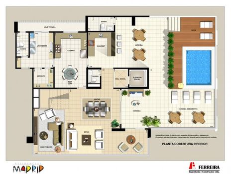 Foto 2 do(a) Apartamento de 4 quartos à venda em Vila Santa Maria, Araçatuba