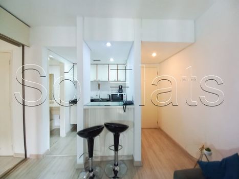 Foto 5 do(a) Flat de 1 quartos à venda em Moema, São Paulo