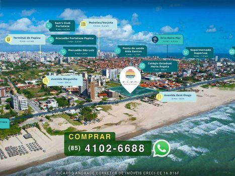 Foto 3 do(a) Apartamento de 2 quartos à venda em Praia do Futuro I, Fortaleza