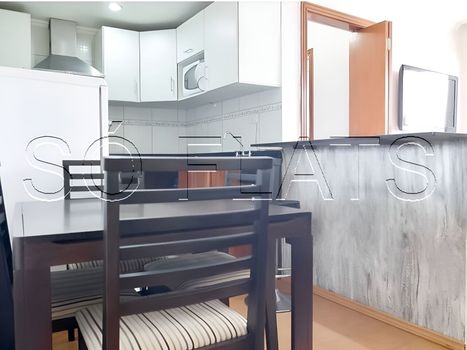 Foto 3 do(a) Flat de 1 quartos à venda em Santo Amaro, São Paulo