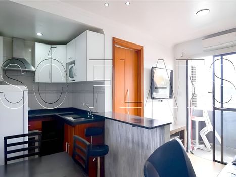 Foto 1 do(a) Flat de 1 quartos à venda em Santo Amaro, São Paulo