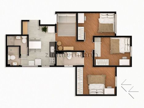 Foto 26 do(a) Apartamento de 3 quartos à venda em Vila Olímpia, São Paulo