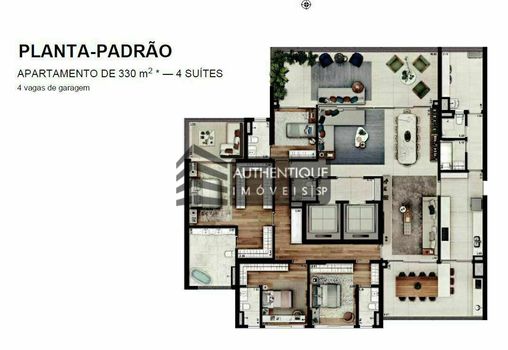 Foto 50 do(a) Apartamento de 4 quartos à venda em Chácara Itaim, São Paulo