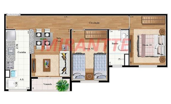 Foto 15 do(a) Apartamento de 2 quartos à venda em Protendit, São Paulo