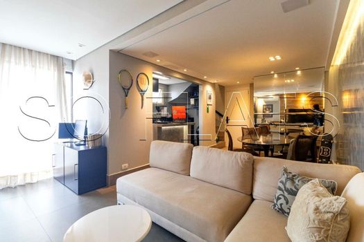 Foto 2 do(a) Flat de 1 quartos à venda em Vila Nova Conceição, São Paulo