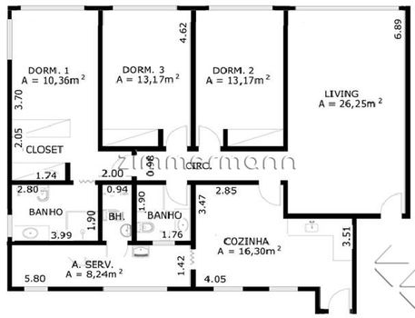 Foto 30 do(a) Apartamento de 3 quartos à venda em Itaim Bibi, São Paulo