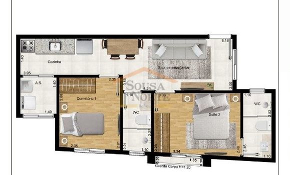 Foto 13 do(a) Casa em Condomínio de 2 quartos à venda em Vila Gustavo, São Paulo