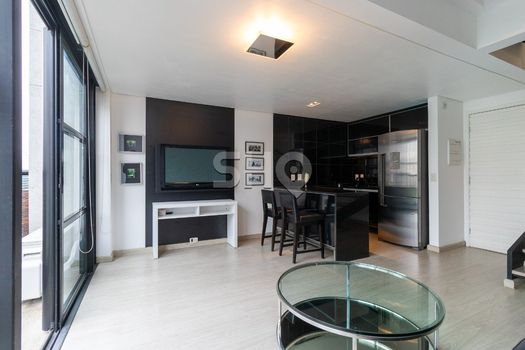 Foto 3 do(a) Apartamento de 1 quartos à venda em Vila Nova Conceição, São Paulo