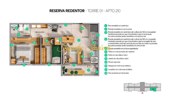 Foto 18 do(a) Apartamento de 2 quartos à venda em Rocha, Rio de Janeiro
