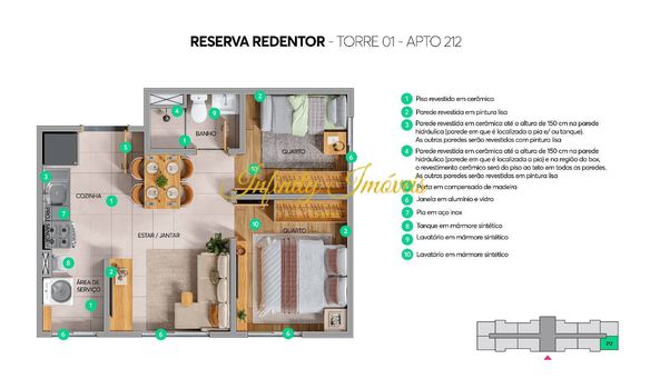 Foto 15 do(a) Apartamento de 2 quartos à venda em Rocha, Rio de Janeiro