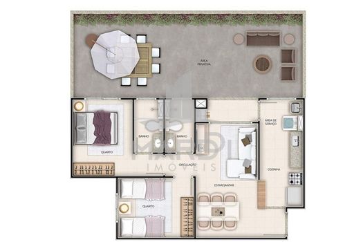 Foto 2 do(a) Apartamento de 2 quartos à venda em Camaquã, Porto Alegre