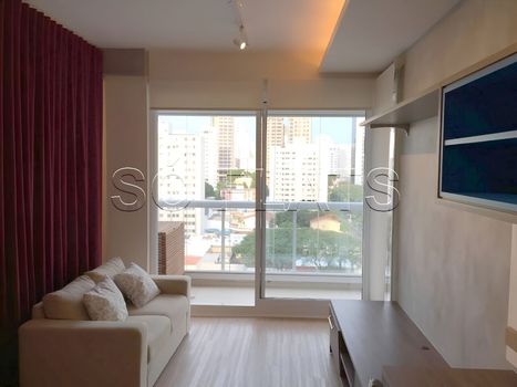 Foto 2 do(a) Flat de 1 quartos à venda em Vila Olímpia, São Paulo
