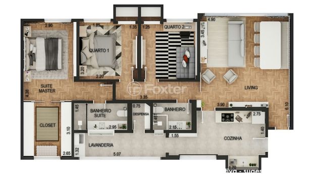 Foto 7 do(a) Apartamento de 3 quartos à venda em Vila Mariana, São Paulo