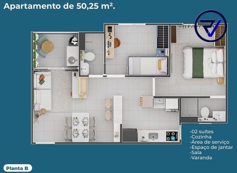 Foto 20 do(a) Apartamento de 1 quartos à venda em Praia do Futuro I, Fortaleza