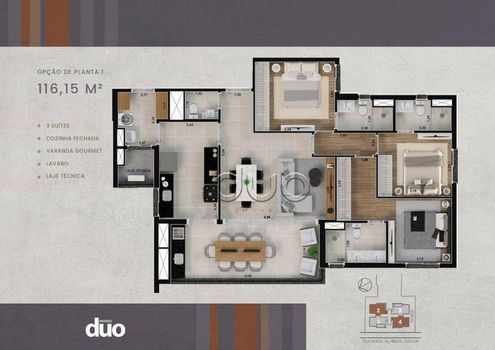Foto 47 do(a) Apartamento de 3 quartos à venda em Nova América, Piracicaba