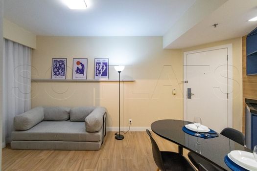 Foto 5 do(a) Flat de 1 quartos à venda em Moema, São Paulo