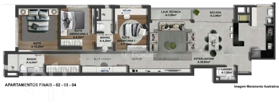 Foto 5 do(a) Apartamento de 3 quartos à venda em Cristal, Porto Alegre