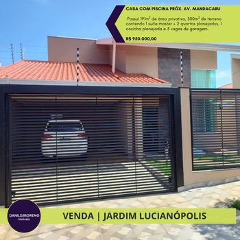 Foto 1 do(a) Casa de 3 quartos à venda em Jardim Lucianópolis, Maringá
