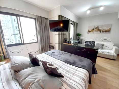 Foto 5 do(a) Flat de 1 quartos à venda em Indianópolis, São Paulo