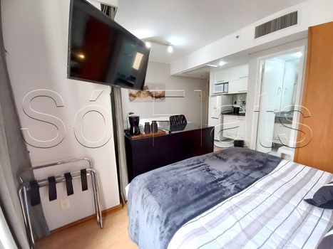 Foto 4 do(a) Flat de 1 quartos à venda em Indianópolis, São Paulo