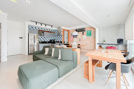 Foto 2 do(a) Apartamento de 1 quartos à venda em Cidade Monções, São Paulo