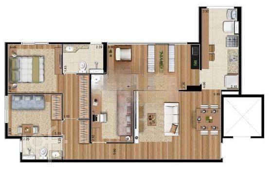 Foto 16 do(a) Apartamento de 2 quartos à venda em Vila Leopoldina, São Paulo