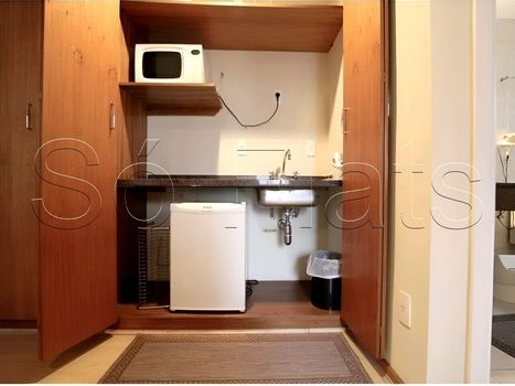 Foto 4 do(a) Flat de 1 quartos à venda em Brooklin Paulista, São Paulo