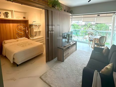 Foto 1 do(a) Flat de 1 quartos à venda em Vila Gertrudes, São Paulo