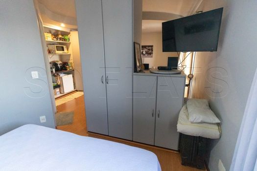 Foto 6 do(a) Flat de 1 quartos à venda em Brooklin Paulista, São Paulo