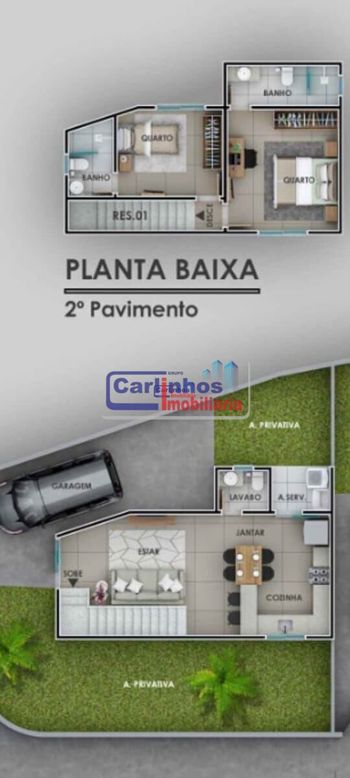 Foto 2 do(a) Casa de 2 quartos à venda em São João, Betim