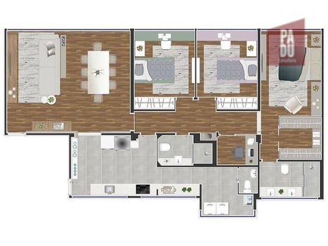 Foto 5 do(a) Apartamento de 3 quartos à venda em Jardim Paulista, São Paulo