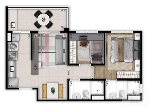 Foto 32 do(a) Apartamento de 3 quartos à venda em Vila Tolstoi, São Paulo
