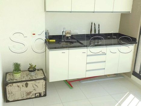Foto 5 do(a) Flat de 1 quartos à venda em Vila Cordeiro, São Paulo