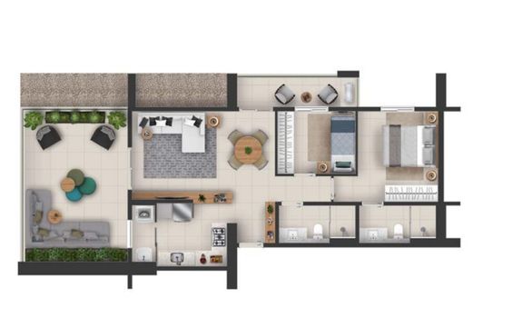 Foto 37 do(a) Apartamento de 1 quartos para alugar em Alto da Boa Vista, Ribeirão Preto