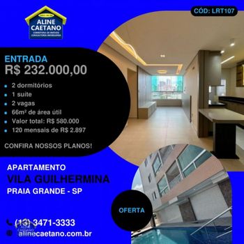 Foto 1 do(a) Cobertura de 2 quartos à venda em Guilhermina, Praia Grande