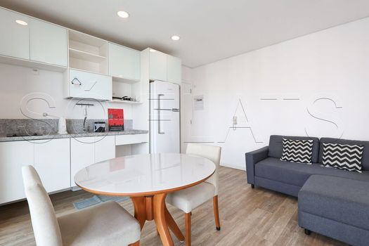 Foto 3 do(a) Flat de 1 quartos à venda em Cidade Monções, São Paulo