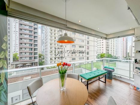 Foto 1 do(a) Apartamento de 1 quartos à venda em Brooklin Paulista, São Paulo