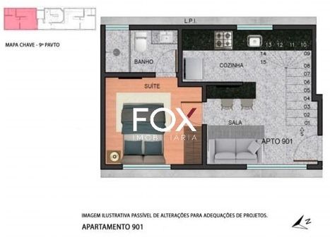 Foto 5 do(a) Apartamento de 2 quartos à venda em Santa Efigênia, Belo Horizonte