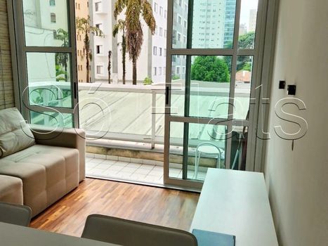 Foto 2 do(a) Flat de 1 quartos à venda em Indianópolis, São Paulo