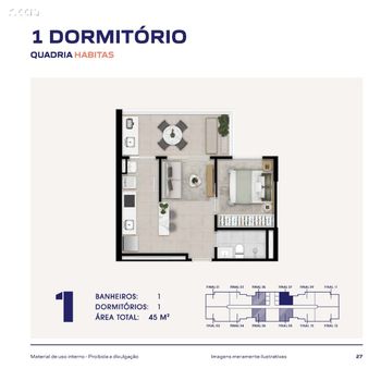 Foto 9 do(a) Apartamento de 3 quartos à venda em Jardim das Indústrias, São José dos Campos