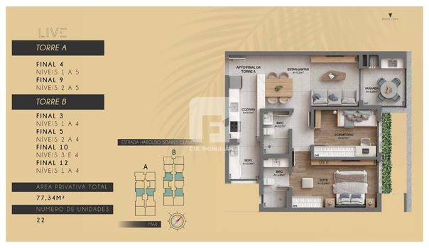 Foto 42 do(a) Apartamento de 3 quartos à venda em Cacupé, Florianópolis
