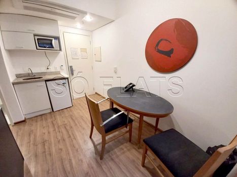 Foto 3 do(a) Apartamento de 1 quartos à venda em Indianópolis, São Paulo