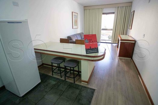 Foto 3 do(a) Flat de 1 quartos para alugar em Jardim Paulista, São Paulo
