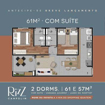 Foto 48 do(a) Apartamento de 2 quartos à venda em Parque Campolim, Sorocaba