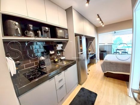 Foto 1 do(a) Flat de 1 quartos à venda em Vila Cordeiro, São Paulo