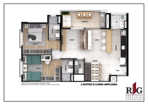 Foto 1 do(a) Apartamento de 3 quartos à venda em Chora Menino, São Paulo